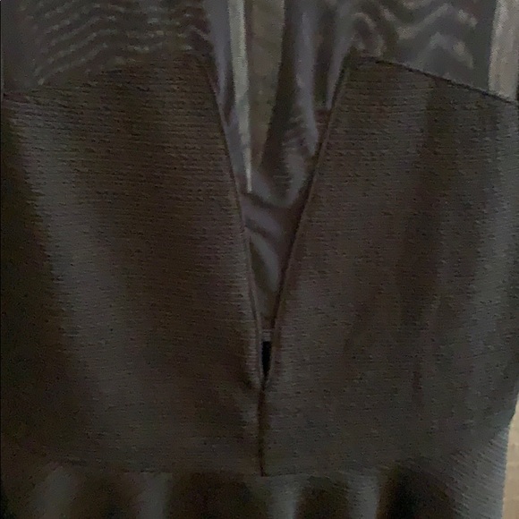 Black Peplum Top - Picture 4 of 4